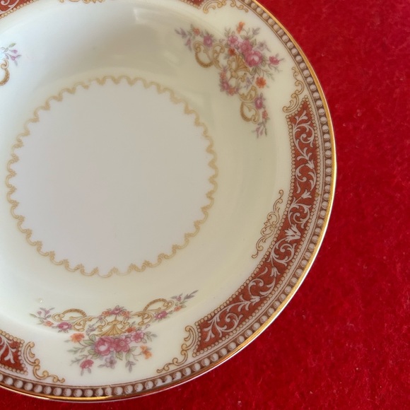 Noritake Mystery #36 pattern Berry Bowls - set of 2, Dessert, Fruit bowl, floral - Picture 6 of 13